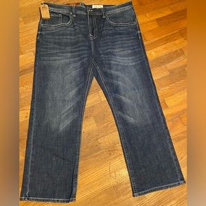 NWT Axel Slim Boot Cut Style Dark wash Mens Jeans